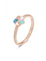 Rosato Anello in bronzo con charm Fiore Allegra RZAL006 - Diametro: 50 mm donna