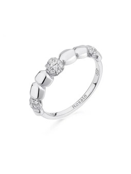 Rosato Anello originale in argento con zirconi Into the blue RZIB34 - Diametro: 54 mm donna