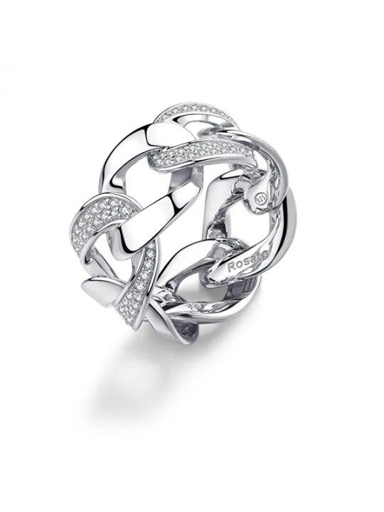 Rosato Distintivo anello in argento con zirconi Eva RZEV38 - Diametro: 52 mm donna