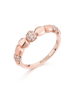 Rosato Anello originale in bronzo con zirconi Into the blue RZIB35 - Diametro: 54 mm donna