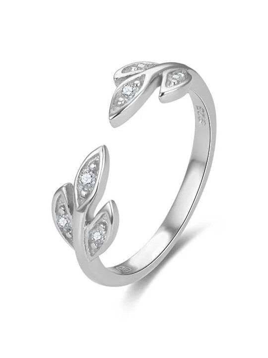 Beneto Grazioso anello in argento con zirconi AGG474 donna