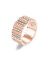 Rosato Anello Cubica RZCU58 in bronzo lucido con zirconi - Diametro: 56 mm donna