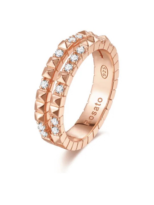 Rosato Anello originale in bronzo con cubi RZA014 - Diametro: 56 mm donna