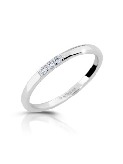 Modesi Delicato anello in argento con zirconi M01014 - Diametro: 52 mm donna
