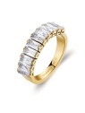 Brosway Desideri BEIA002 anello placcato oro scintillante con zirconi - Diametro: 54 mm donna