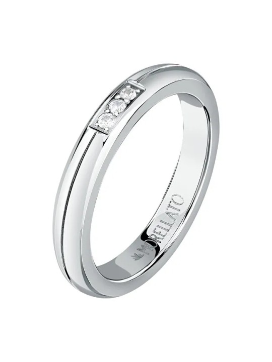 Morellato Anello in acciaio con cristilla Love Rings SNA48 - Diametro: 50 mm donna