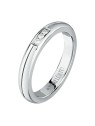 Morellato Anello in acciaio con cristilla Love Rings SNA48 - Diametro: 52 mm donna
