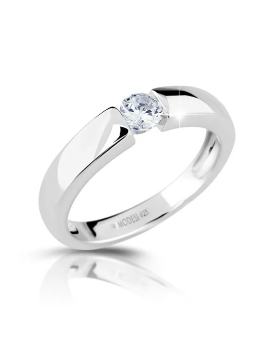 Modesi Anello in argento con zirconi cubici M01211 - Diametro: 54 mm donna