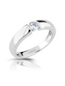 Modesi Anello in argento con zirconi cubici M01211 - Diametro: 54 mm donna