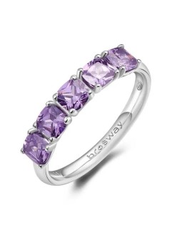 Brosway Anello in argento puro Fancy Magic Purple FMP24 - Diametro: 52 mm donna