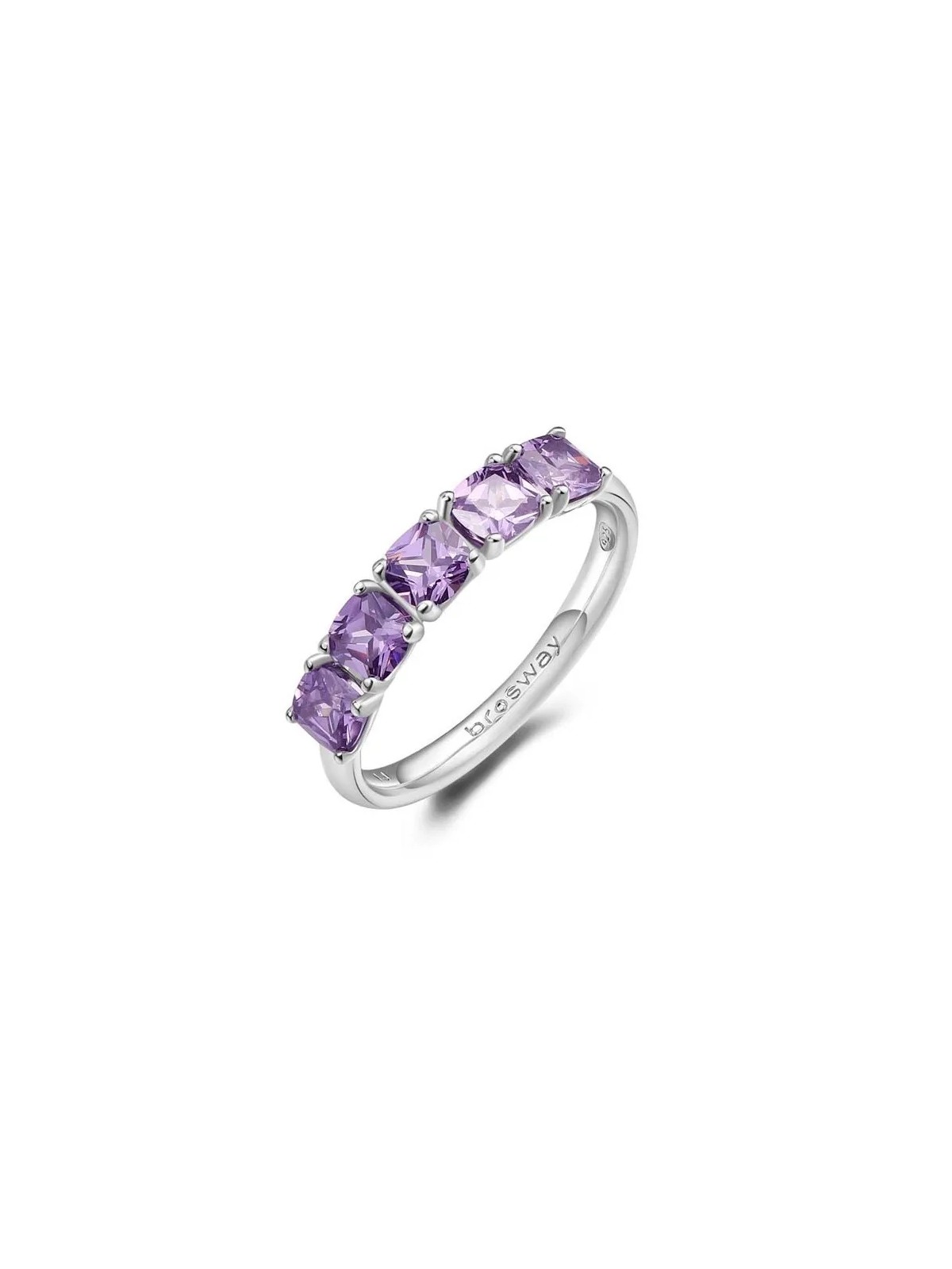 Brosway Anello in argento puro Fancy Magic Purple FMP24 - Diametro: 52 mm donna