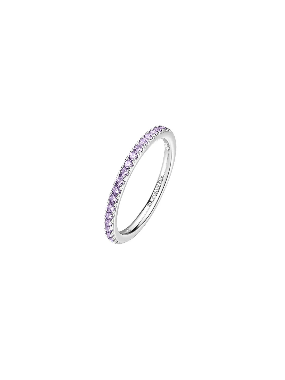 Brosway FMP70 Anello in argento scintillante viola Fancy Magic - Diametro: 50 mm donna