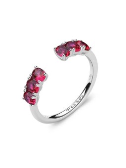 Brosway Anello aperto scintillante Fancy Passion Ruby FPR11 - Diametro: 52 mm donna