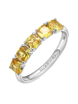 Brosway Anello in argento fine Fancy Energy Yellow FEY14 - Diametro: 52 mm donna