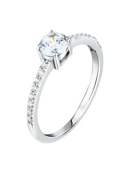 Morellato Anello Tesori in argento riciclato scintillante SAIW1790 - Diametro: 56 mm donna