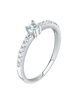 La Petite Story Affascinante anello in argento con zirconi Argento LPS03AWV090 - Diametro: 58 mm donna
