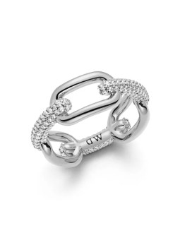 Daniel Wellington Elegante anello Crystal Link DW0040061 - Diametro: 52 mm donna