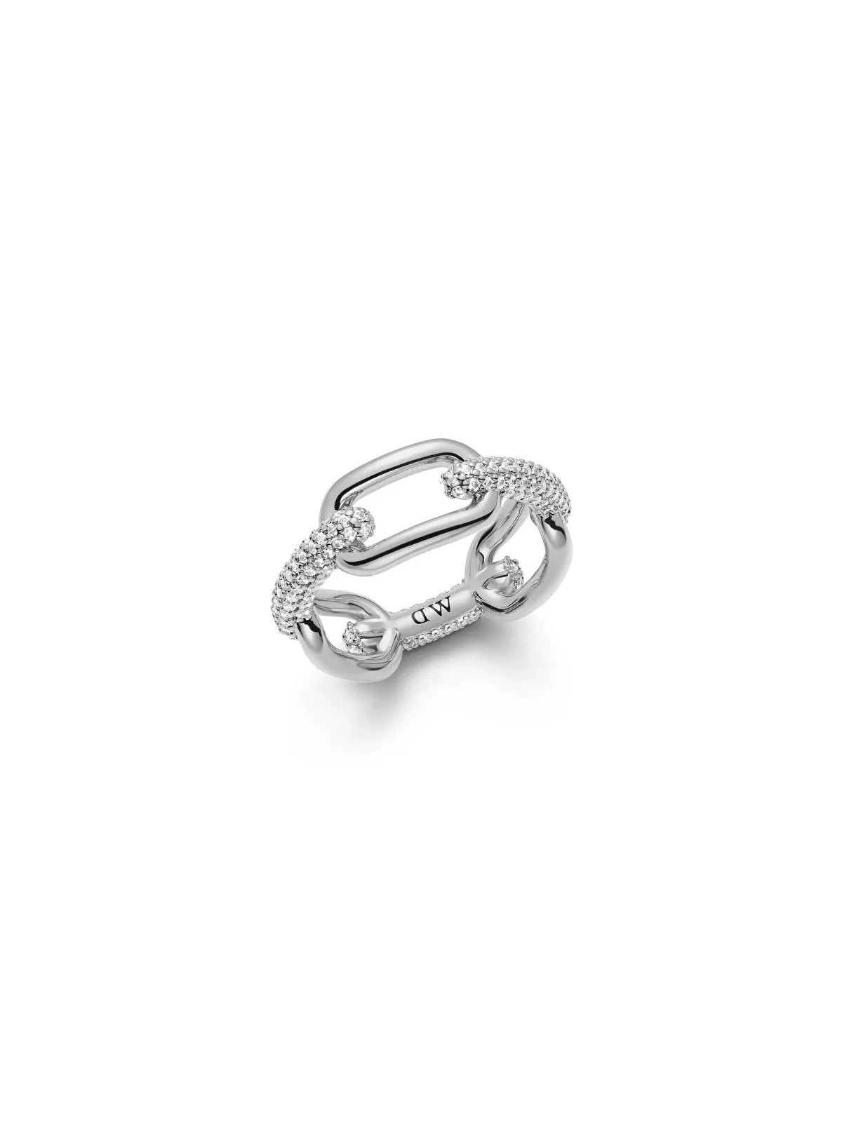 Daniel Wellington Elegante anello Crystal Link DW0040061 - Diametro: 52 mm donna