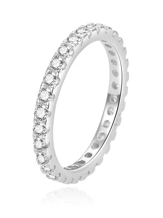 Beneto Bellissimo Anello in Argento con Zirconi AGG369 - Diametro: 60 mm donna