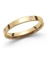 Daniel Wellington Anello originale placcato oro con cristilla Classic Lumine DW0040028 - Diametro: 48 mm donna
