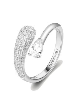 Brosway Anello aperto Infinite White Fancy Silver FIW129 - Diametro: 50 mm donna
