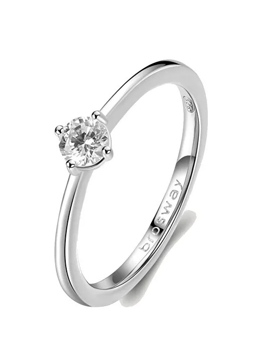 Brosway Anello in argento con zirconi cubici bianchi Fancy Infinite FIW76 - Diametro: 50 mm donna