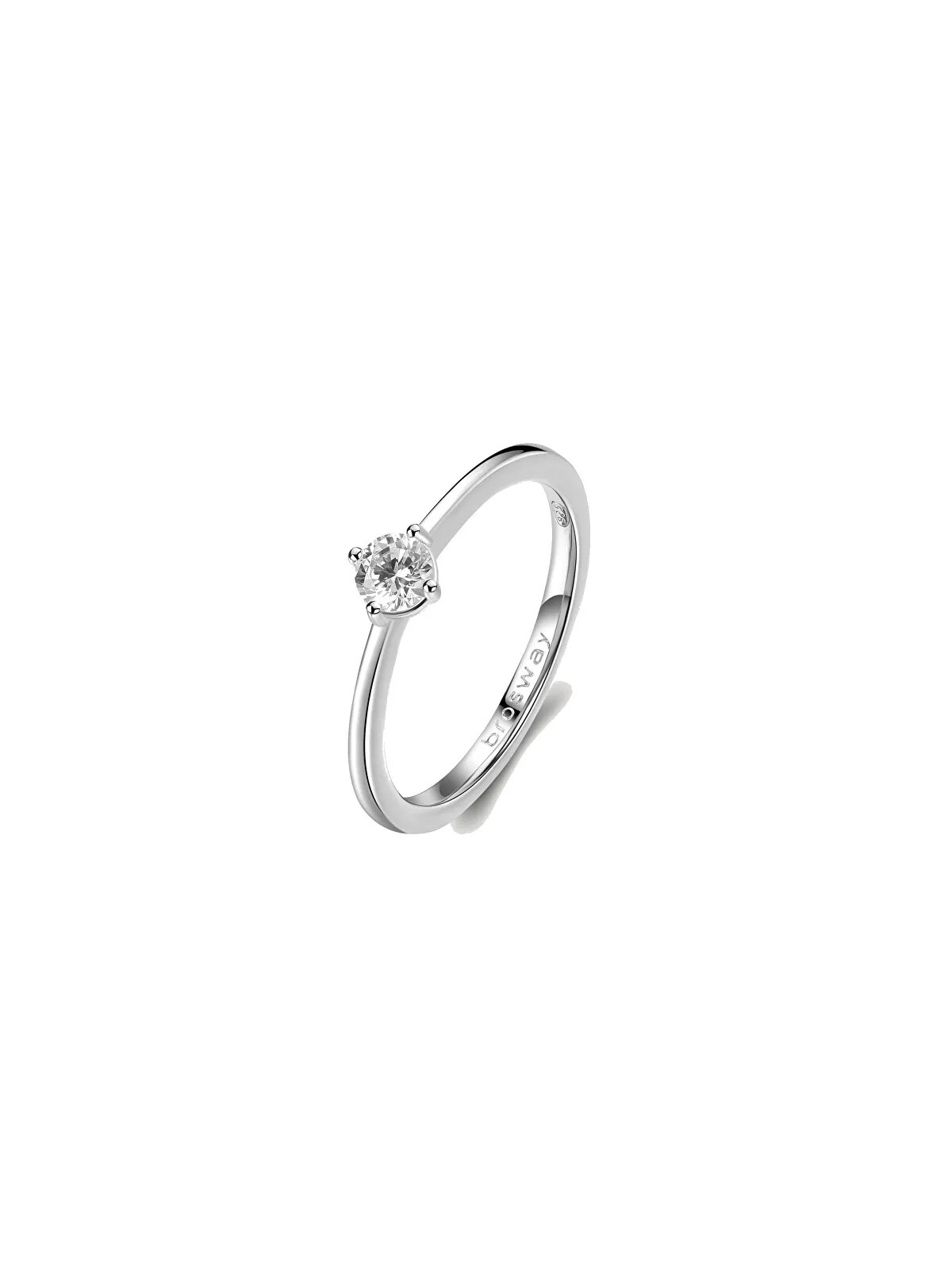 Brosway Anello in argento con zirconi cubici bianchi Fancy Infinite FIW76 - Diametro: 50 mm donna