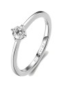 Brosway Anello in argento con zirconi cubici bianchi Fancy Infinite FIW76 - Diametro: 54 mm donna