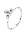 Agato Delicato anello in argento con zirconi AGT-R21W - Diametro: 56 mm donna