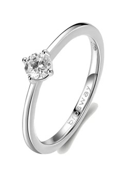 Brosway Anello in argento con zirconi cubici bianchi Fancy Infinite FIW76 - Diametro: 52 mm donna