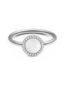 Daniel Wellington Anello originale con madreperla e cristilla Audrey DW0040127 - Diametro: 50 mm donna