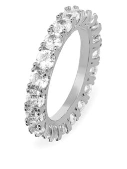 Troli Anello scintillante con zirconi VBR039S-B - Diametro: 58 mm donna