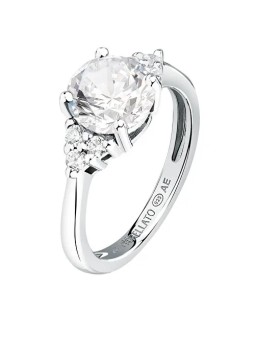 Morellato Anello in argento lucido da donna Tesori SAIW29901 - Diametro: 56 mm donna