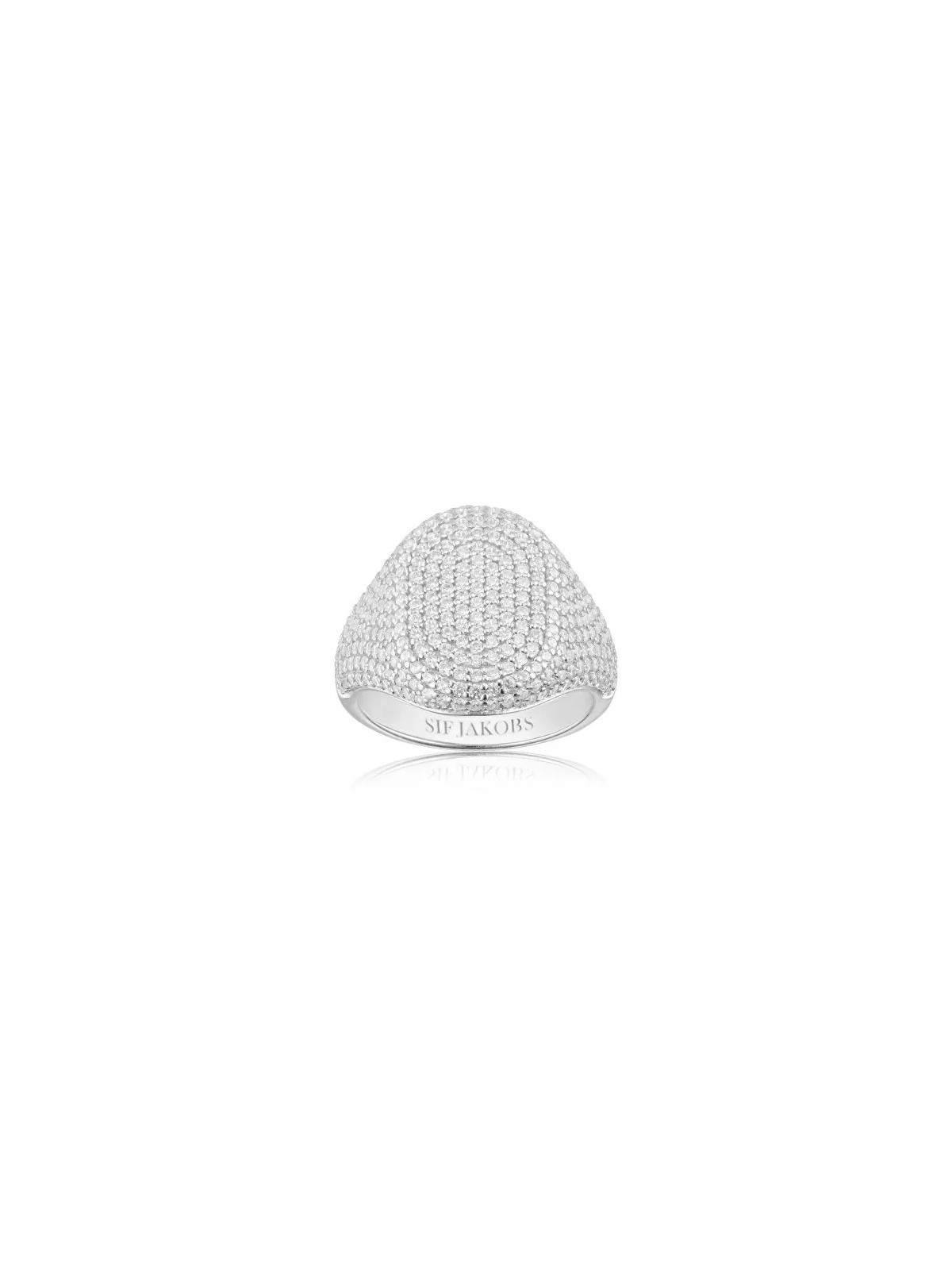 Sif Jakobs Distintivo anello in argento con zirconi cubici Capizzi SJ-R42240-CZ - Giro: 54 mm donna