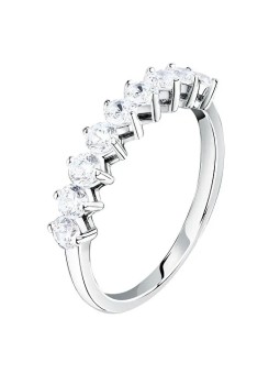 Morellato Elegante anello in argento con zirconi cubici Tesori SAIW26601 - Diametro: 56 mm donna