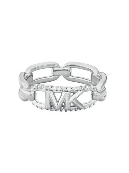 Michael Kors Anello in argento con zirconi Premium MKC1658CZ040 - Diametro: 52 mm donna