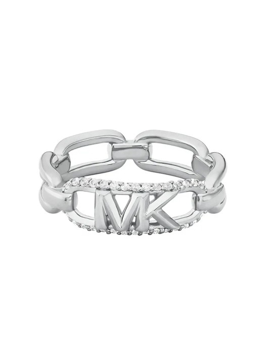 Michael Kors Anello in argento con zirconi Premium MKC1658CZ040 - Diametro: 52 mm donna