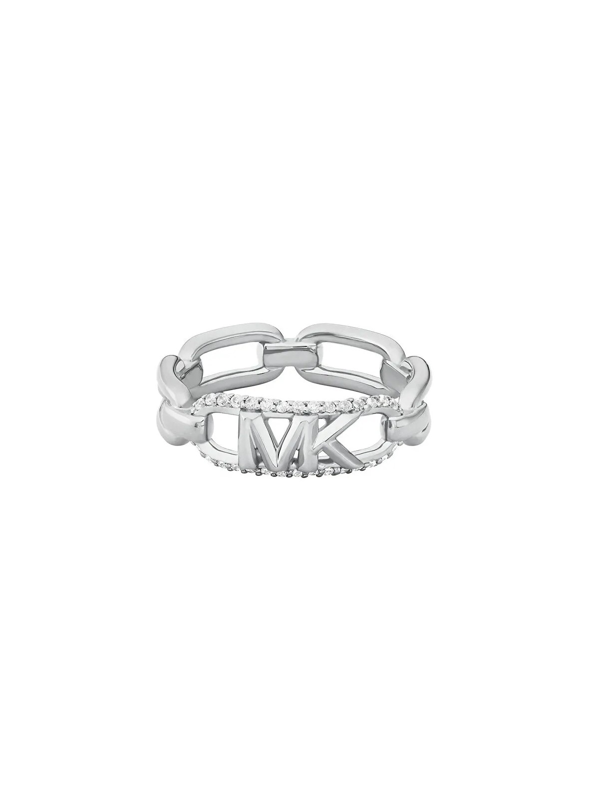 Michael Kors Anello in argento con zirconi Premium MKC1658CZ040 - Diametro: 52 mm donna