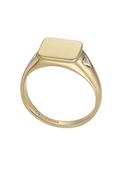 Fossil Anello da donna in acciaio placcato oro Ellis JF04791710 - Diametro: 54 mm donna
