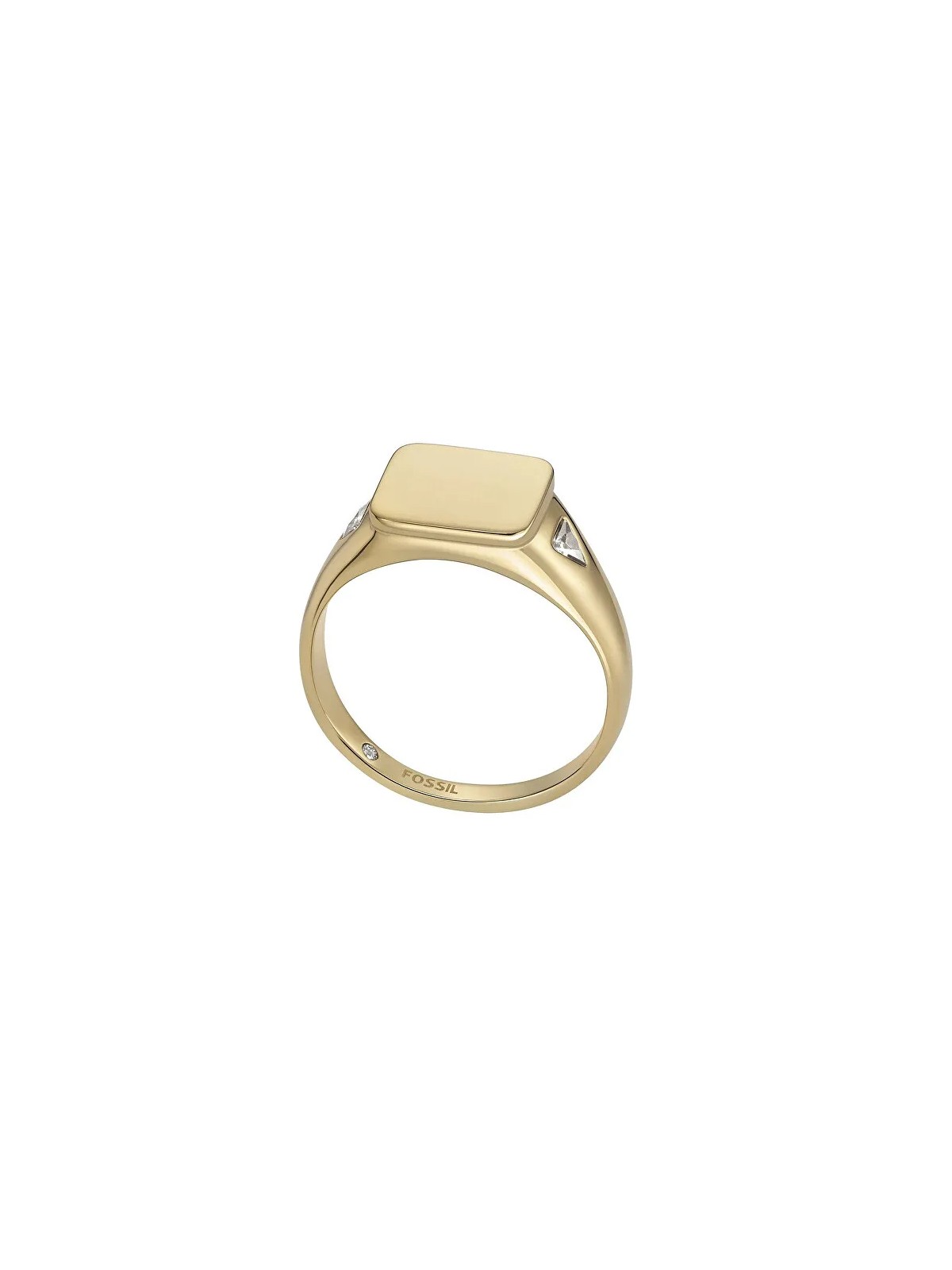 Fossil Anello da donna in acciaio placcato oro Ellis JF04791710 - Diametro: 54 mm donna