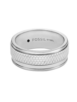 Fossil Anello uomo in acciaio Knox JF04768040 - Diametro: 63 mm uomo