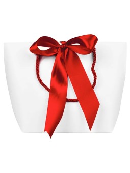 Troli Sacchetto regalo con nastro rosso chiaro S donna