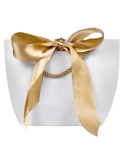 Troli Sacchetto regalo con nastro dorato M unisex