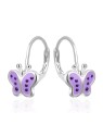 Orecchini in argento per bambine con papillon AGT-ED017L Codice: sAO0371
