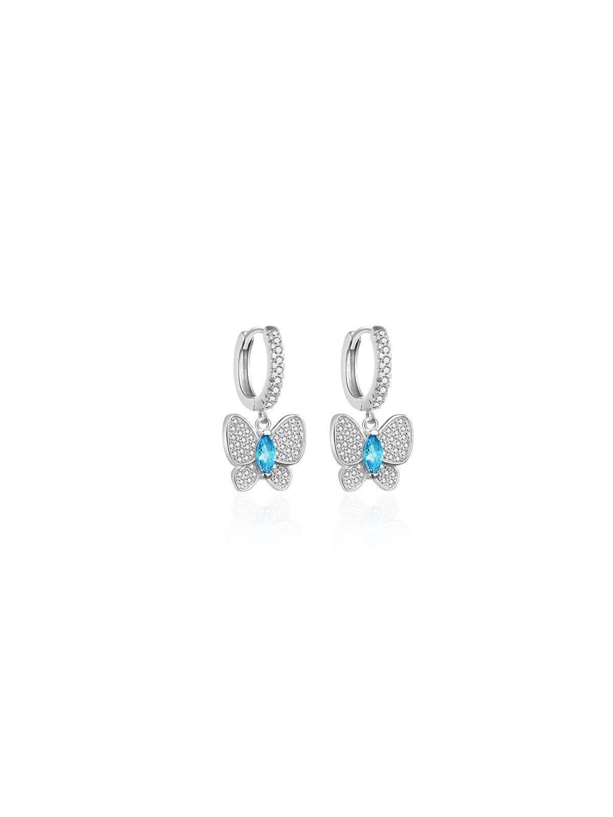 Orecchini in argento per bambine a forma di farfalla AGT-ED010KWBL Codice: sAO0382