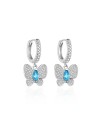 Orecchini in argento per bambine a forma di farfalla AGT-ED010KWBL Codice: sAO0382