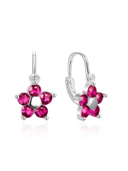 Orecchini a forma di fiore per bambina con zirconi AGT-ED001BF Codice: sAO0449