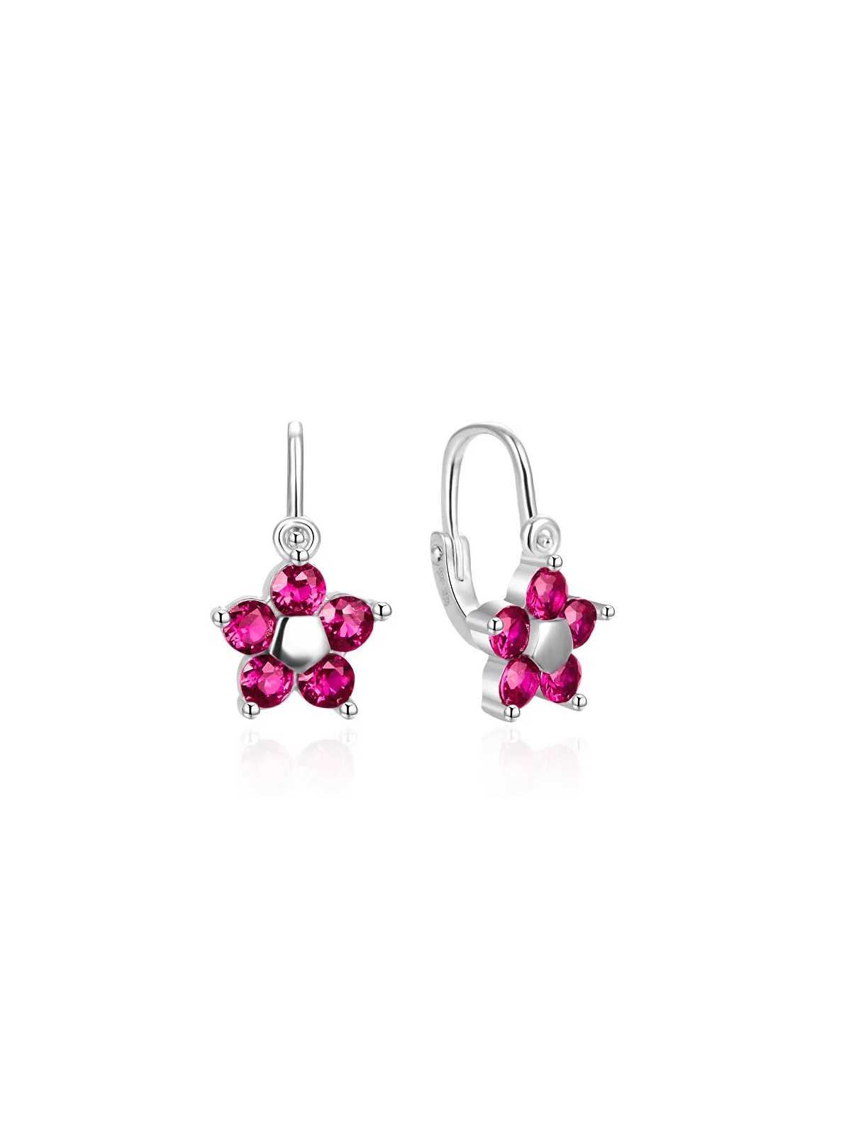 Orecchini a forma di fiore per bambina con zirconi AGT-ED001BF Codice: sAO0449