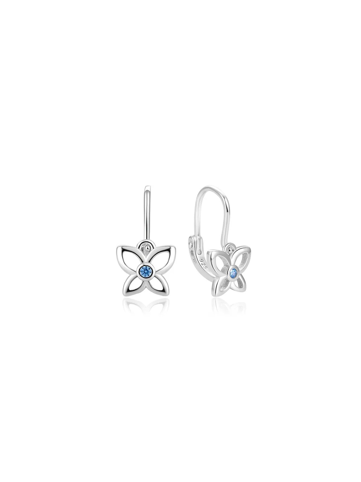 Deliziosi orecchini da bambina in argento a forma di farfalle AGUC2582DL Codice: sBE1257