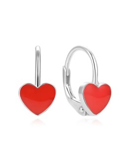 Orecchini in argento per bambine con cuori AGUC1290DL Codice: sBE1335
